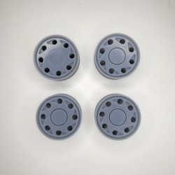 Jogo De Rodas Pingo-D'Água 3D Para Miniatura Escala 1/18