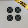 Jogo De Rodas BBS LM 3d com Pneus para Miniatura Escala 1/43