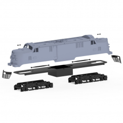 Kit Locomotiva English Electric 3D F1 Sem Pintura Escala HO