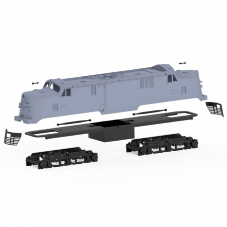 Kit Locomotiva English Electric 3D F1 Sem Pintura Escala HO