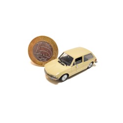 Miniatura Volkswagen Brasília 1976 Bege – Escala 1:87 (HO)