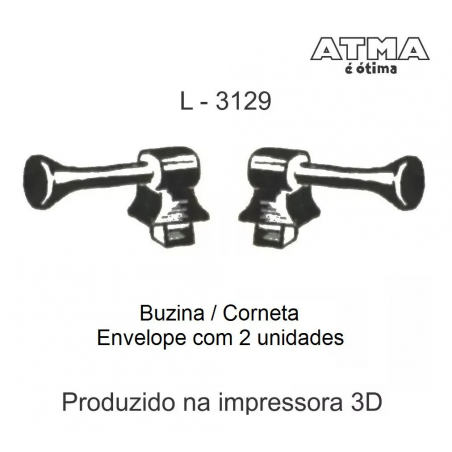 Buzina Corneta Para Locomotiva ATMA Escala 1/87 HO